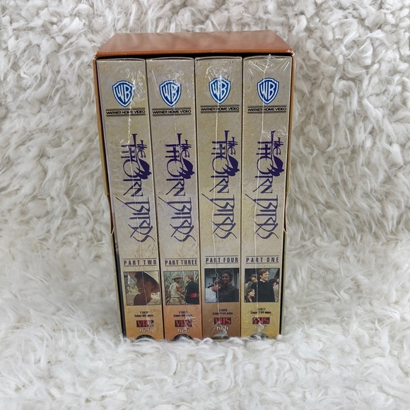 Thorn Birds 4 Part Box Set Factory Sealed VHS Tapes